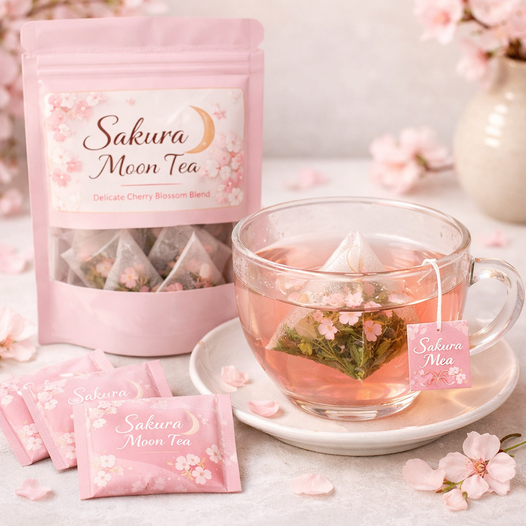 Sakura Moon Milk Tea